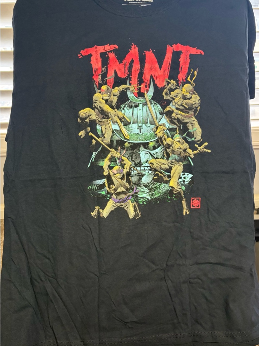 LOOT CRATE TMNT TEENAGE MUTANT NINJA TURTLES S SLEEVE T SHIRT SZ XL BLACK BNNW